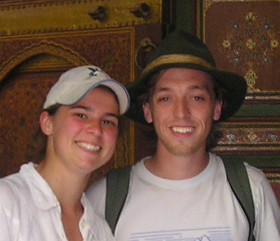 Hanna and Mark in Morocco